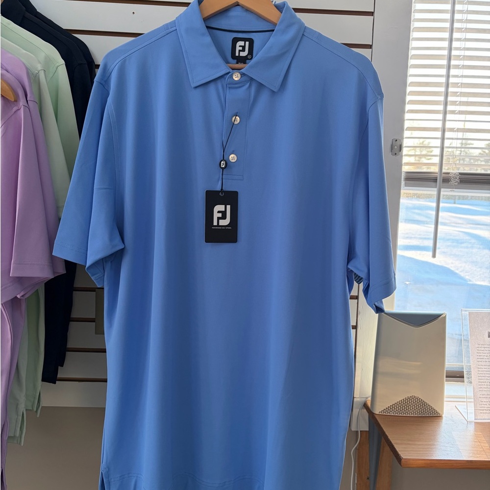 Footjoy Men's Blue Polo Shirt
